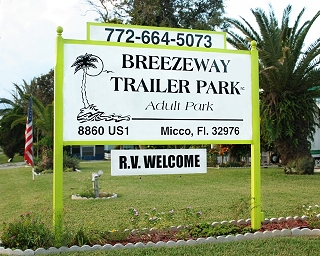 Breezeway Trailer Park - Melbourne, Palm Bay, Indian River, Florida