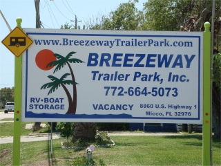 Breezeway Trailer Park - Melbourne, Palm Bay, Indian River, Florida
