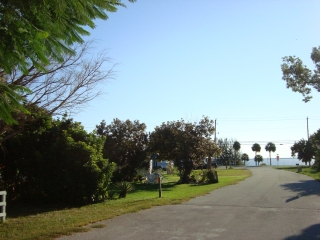 Street view towards Indian River