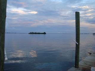 Small island view from dock
